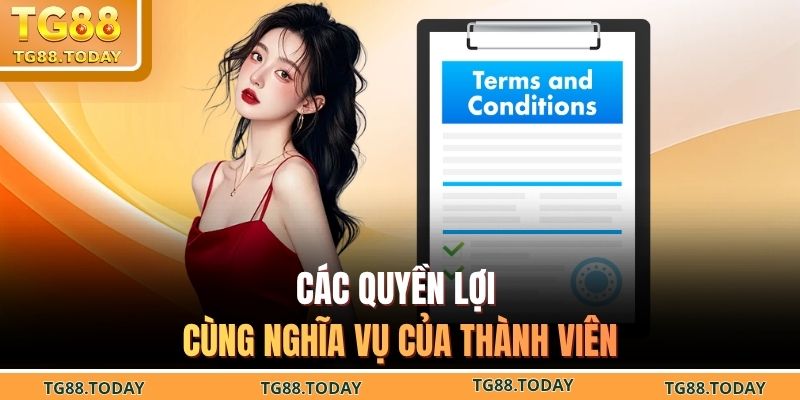 Các quyền lợi cùng nghĩa vụ của thành viên