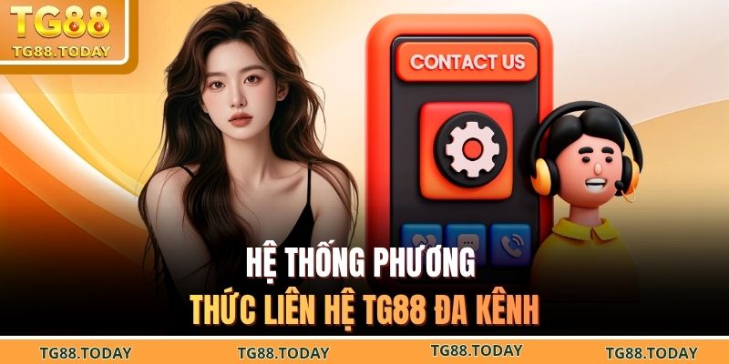 Hệ thống phương thức liên hệ TG88 đa kênh