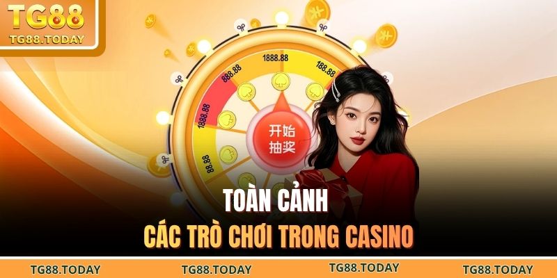 Toàn cảnh các trò chơi trong casino