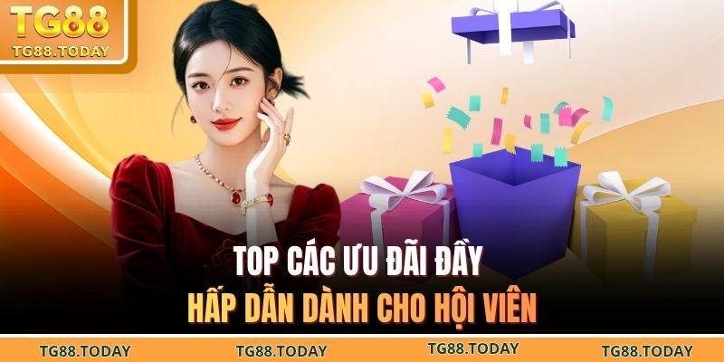 Top các ưu đãi đầy hấp dẫn dành cho hội viên